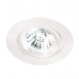 Jegs GU10 Die Cast Twist And Lock Tilt Downlight White