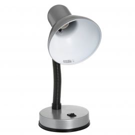 Lloytron Silver Flexi Desk Lamp