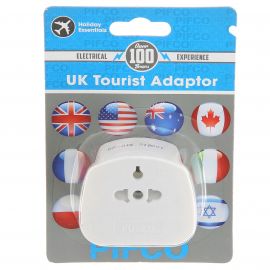Jegs Tourist Adaptor For Visitors To Uk