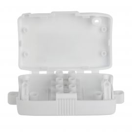 Jegs 4 Way 10A Junction Connection Box White