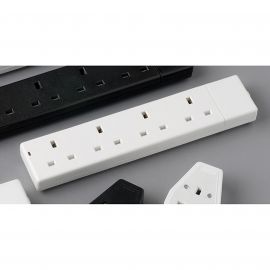 Jegs 4 Gang Trailing Socket With Neon White