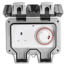 Nexus Storm Outdoor Timer Controlled Socket - 13A