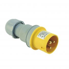 Jegs 2 P And E 16A 110V Industrial Plug Yellow