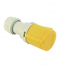 Jegs 2 P And E 16A 110V In Line Industrial Socket Yellow