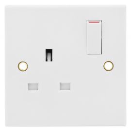 Jegs Contract 1 Gang 13A Flush Switched Socket