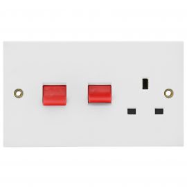 Jegs Cooker Switch & Socket - 45A