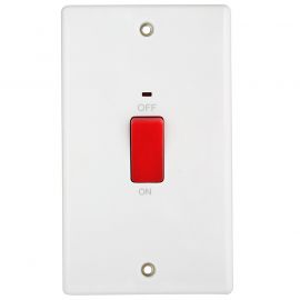 Nexus 45A Double Pole Switch And Neon
