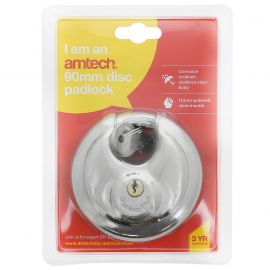 Jegs 90mm Disc Padlock With 2 Keys