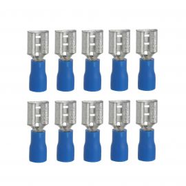 Jegs Pk10 Push On Female 2.5mm Blue