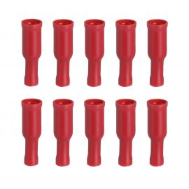 Jegs Pk10 Bullet Connector Female Red