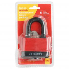 Amtech Weatherproof Padlock - 65mm