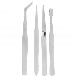 Dekton Professional Tweezers Set - 4 Piece
