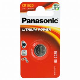 Panasonic CR1620 3V 16mm X 2mm Lithium Battery