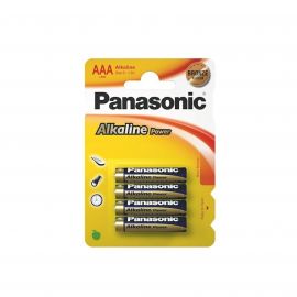 Panasonic Special Alkaline Batteries - Pack of 4 - AAA - Box of 12 cards of 4