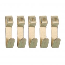 Jegs Brass Picture Hooks - No.1 (Pack of 5)