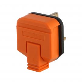 Jegs Perma 13 Amp Rubber Plug Orange