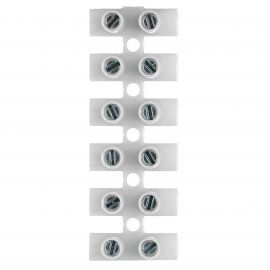 Jegs Connector Strip - 6 Way - 15 Amp