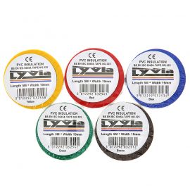 Jegs Pk5 Insulating Tape Assorted Colours Pre - Packed