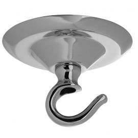 Jegs Ceiling Hook Plate - Nickel 