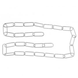 Jegs Nickel Plated Chain - 1m 