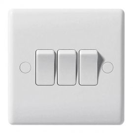 Nexus Wall Switch - 3 Gang - 2 Way 