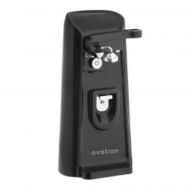 Ovation 3 In 1 Electric Tin Can Opener - Includes Knife Sharpener & Bottle Opener