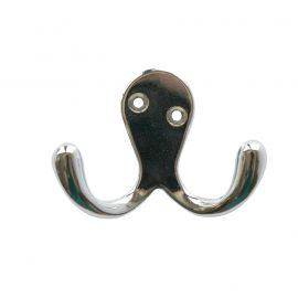 Jegs Double Chrome Plated Robe Hook