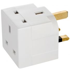 Jegs 13A Plug Adaptor - 2 Way