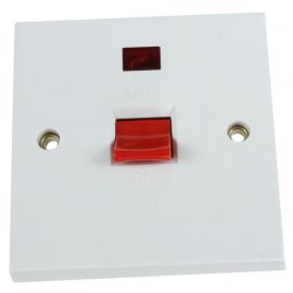 Asta Cooker Switch - 45A - Includes Neon 