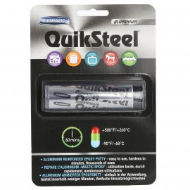 QuikSteel Aluminium Epoxy Putty (carded)