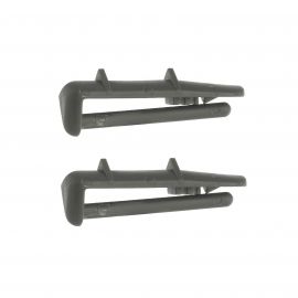 Beko Dishwasher Upper Basket Rear End Rail Clips (Pack of 2) - 1880580400