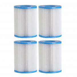 Bestway Pool Hot Tub Spa Filter - Size 2 (Pack of 4)