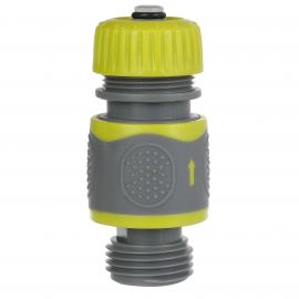 Garden Hose Pipe Water Stop Connector Fits 12.5mm