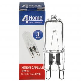 Xenon Capsule G9 240V 18W Clear Cooker Bulb