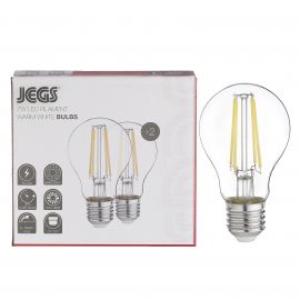 Jegs 7W LED Filament ES Lamp - Warm White - 806 Lumens (Pack of 2)
