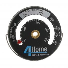 Magnetic Fire Stove Flue Pipe Thermometer Gauge