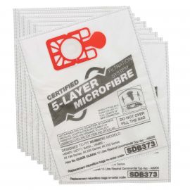 Vacuum Cleaner Microfibre Bag - 907075 - NVM1CH (Pack of 10) - Polybag  - Comaptible With Numatic Henry, Hetty, James, David, Harry, Basil Models