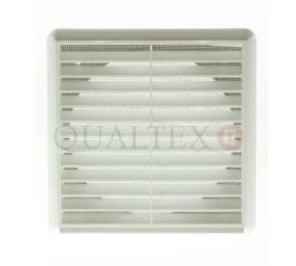 Tumble Dryer 150mm Louvered Grill With Fly Screen