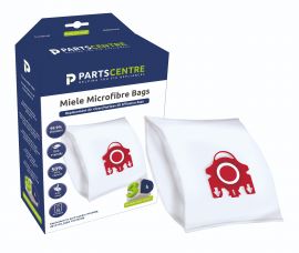 PartsCentre Microfibre Bag - FJM (Pack of 5) - Compatible With Miele Vacuum Cleaners