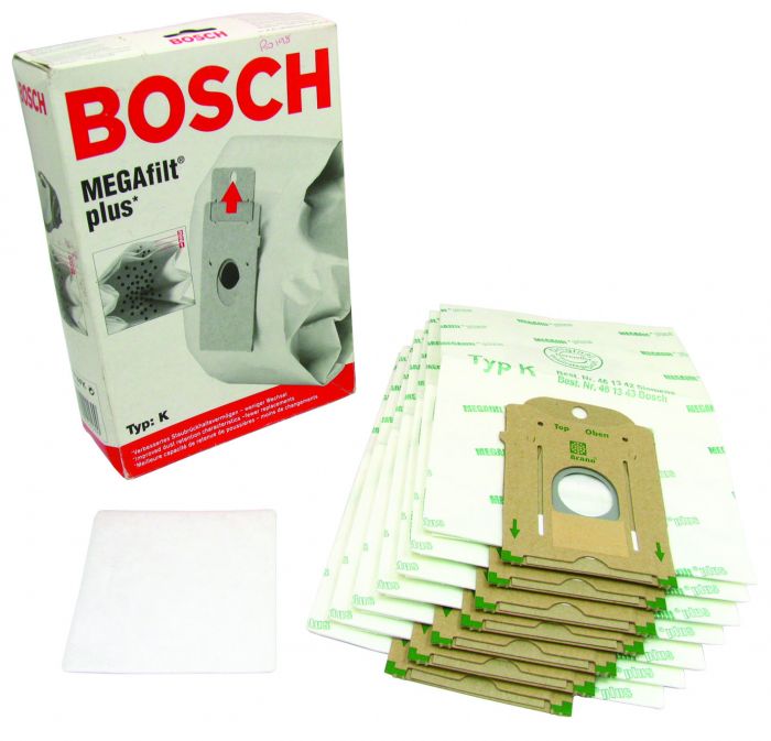 Bosch Type K Vacuum Paper Dust Bags 4 Pack Parts Centre