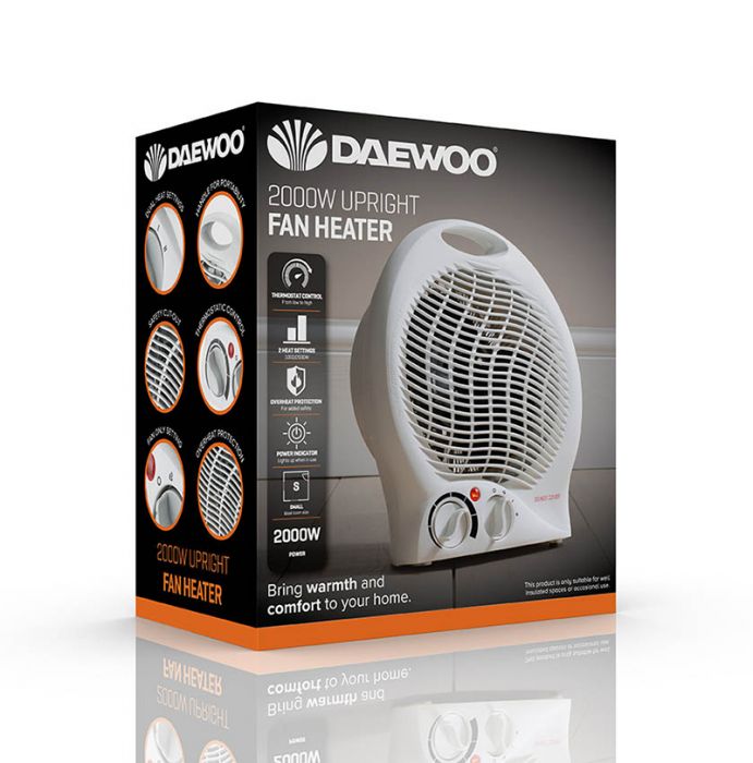 Daewoo 2000W Upright Fan Heater Parts Centre