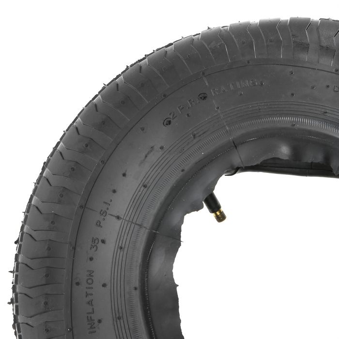 Wheelbarrow Wheel & Inner Tube and Barrow Tyre 3.50-8 With Rubber Innertube 