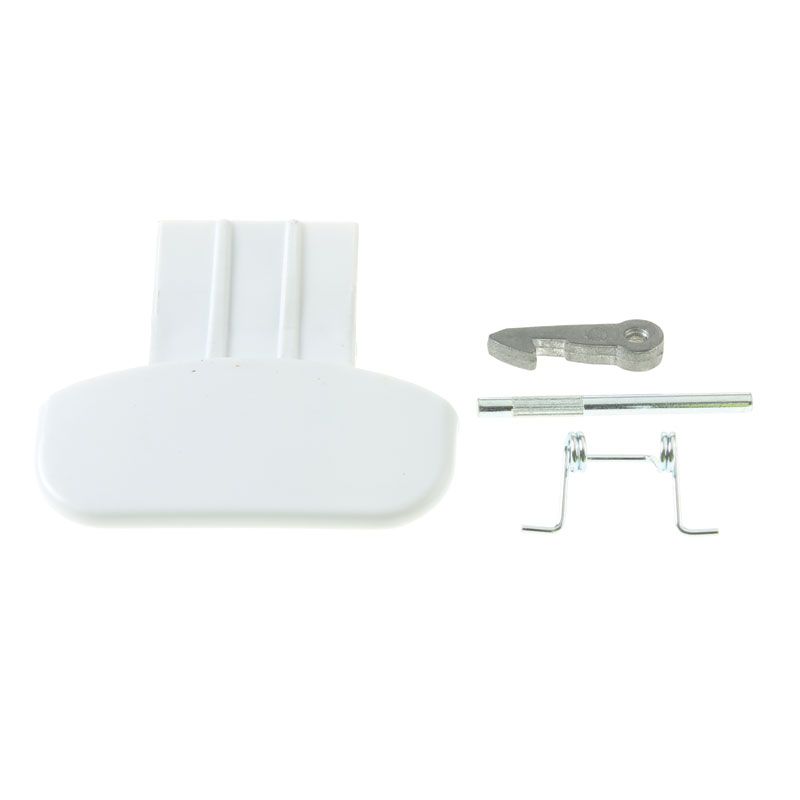 Maniglia Porta Lavatrice INDESIT C00116581 - Ricambio Originale Bianco