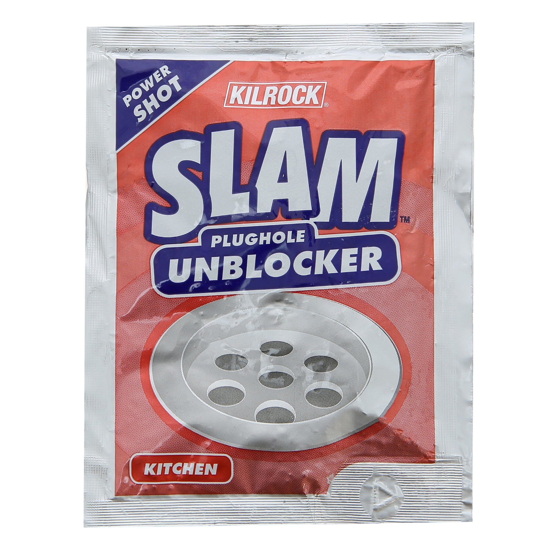 Kilrock Slam Kitchen Plughole Unblocker - 60g Sachet JT1463S