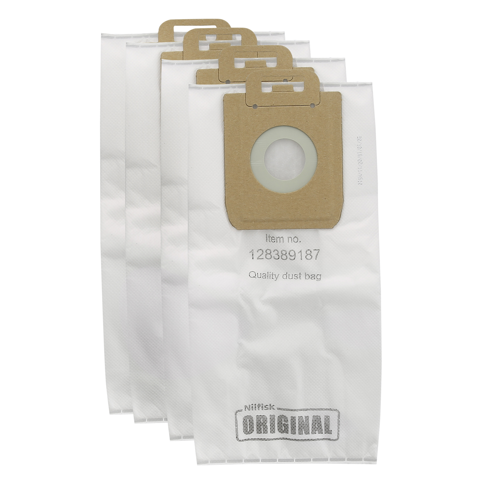 Nilfisk Vacuum Cleaner Paper Bag (Pack of 4 Paper Bags + filter) 128389187