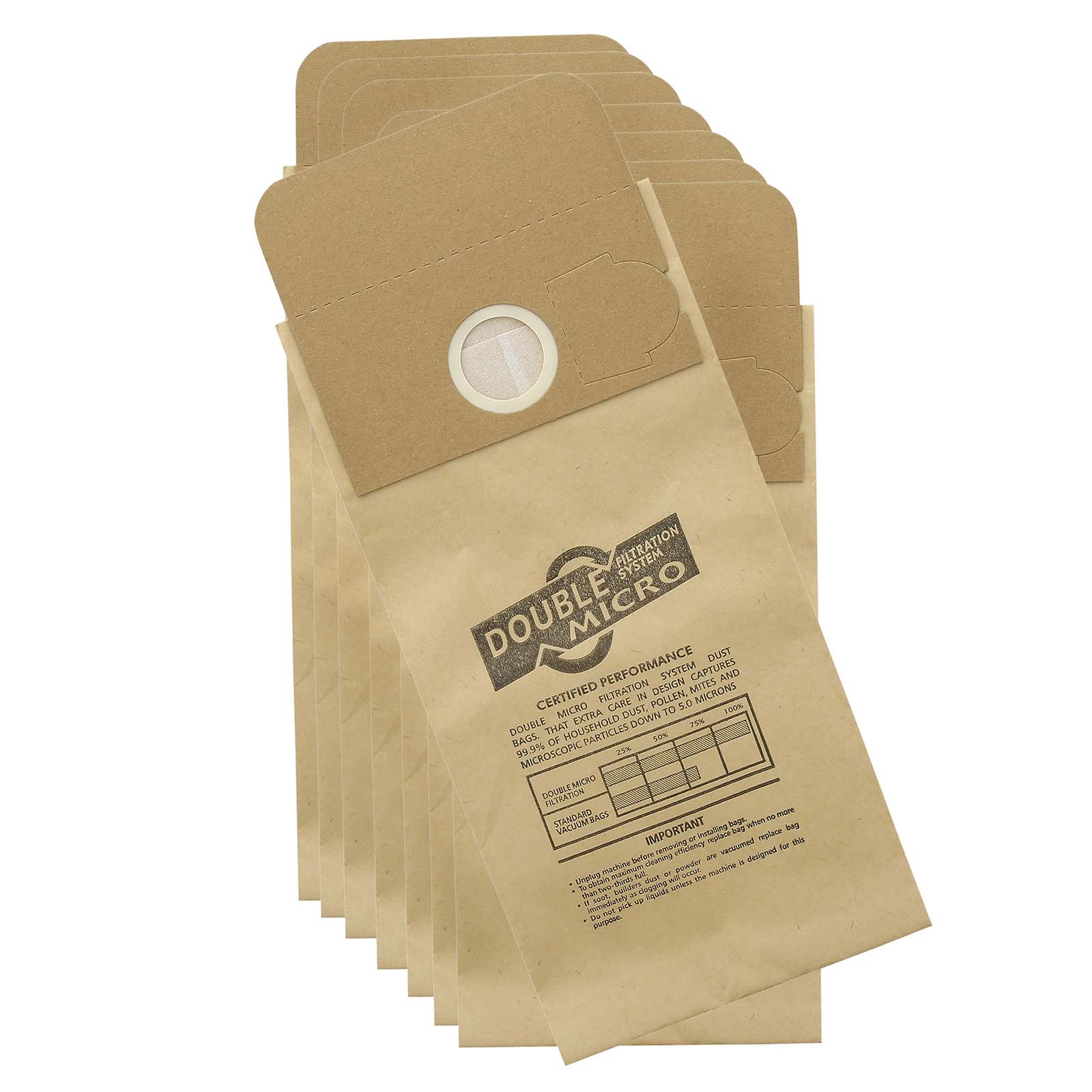 Lindhaus Vacuum Cleaner Paper Bag (Pack of 8) SDB312
