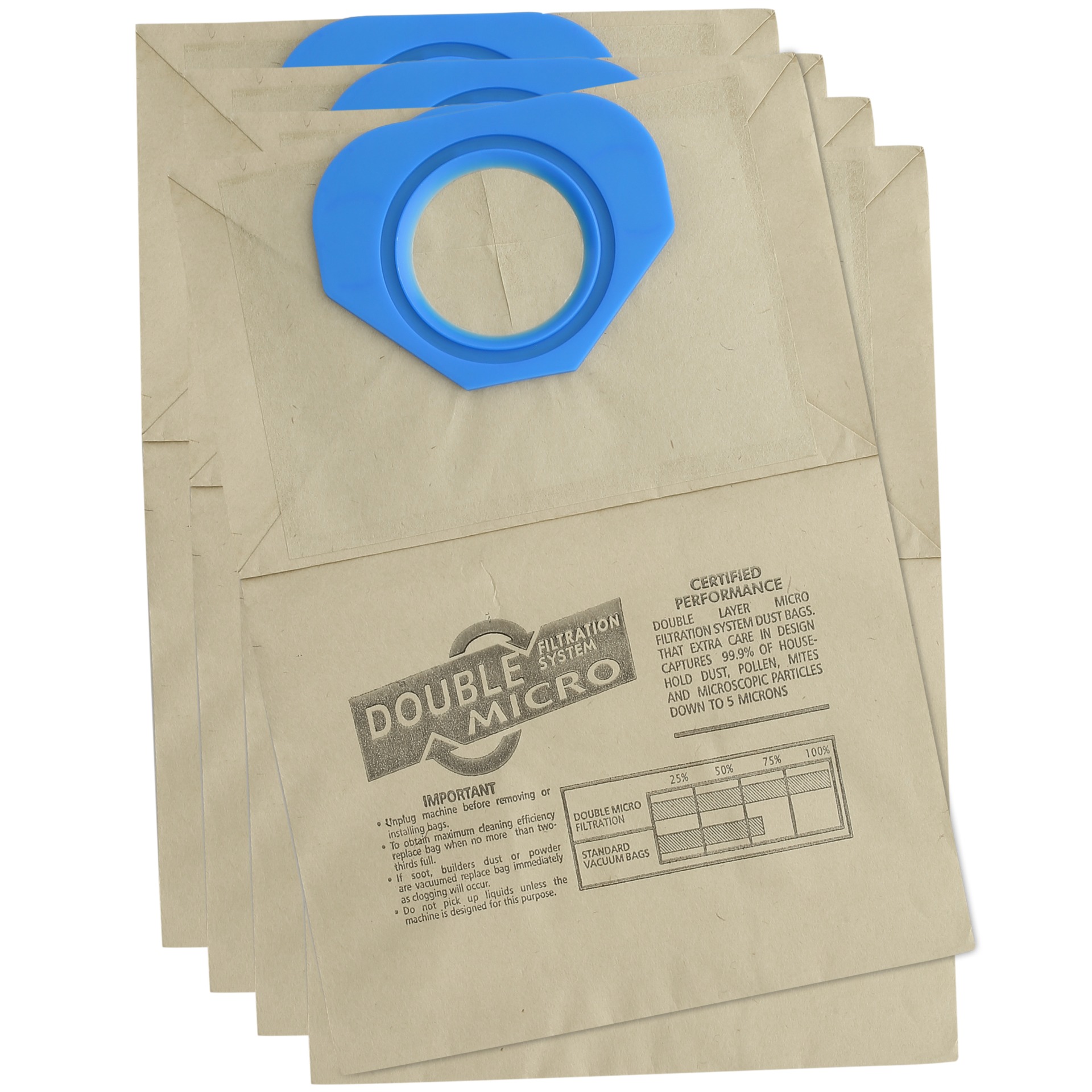 Nilfisk Vacuum Cleaner Paper Bag - 82095000 (Pack of 5) SDB59