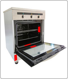 Oven model number location